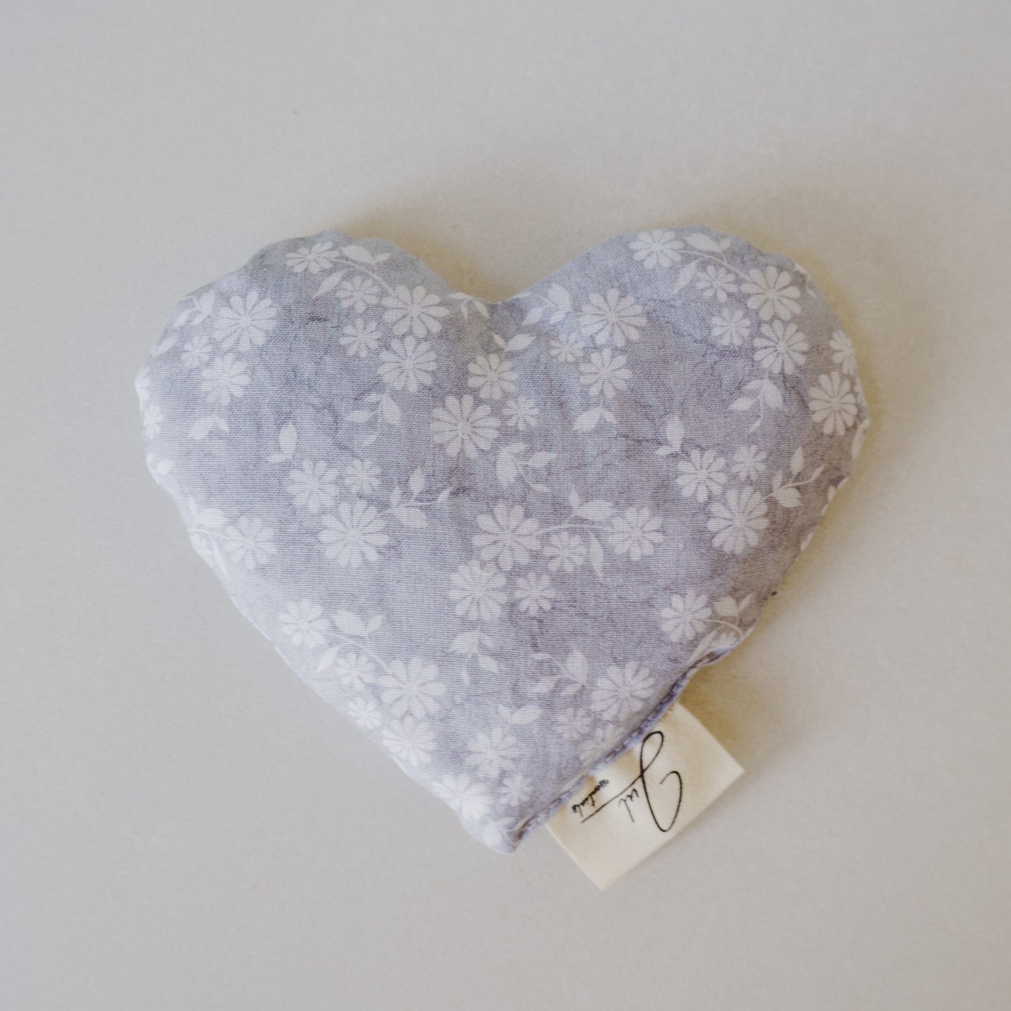 Coeur réconfort - Fleurs blanches